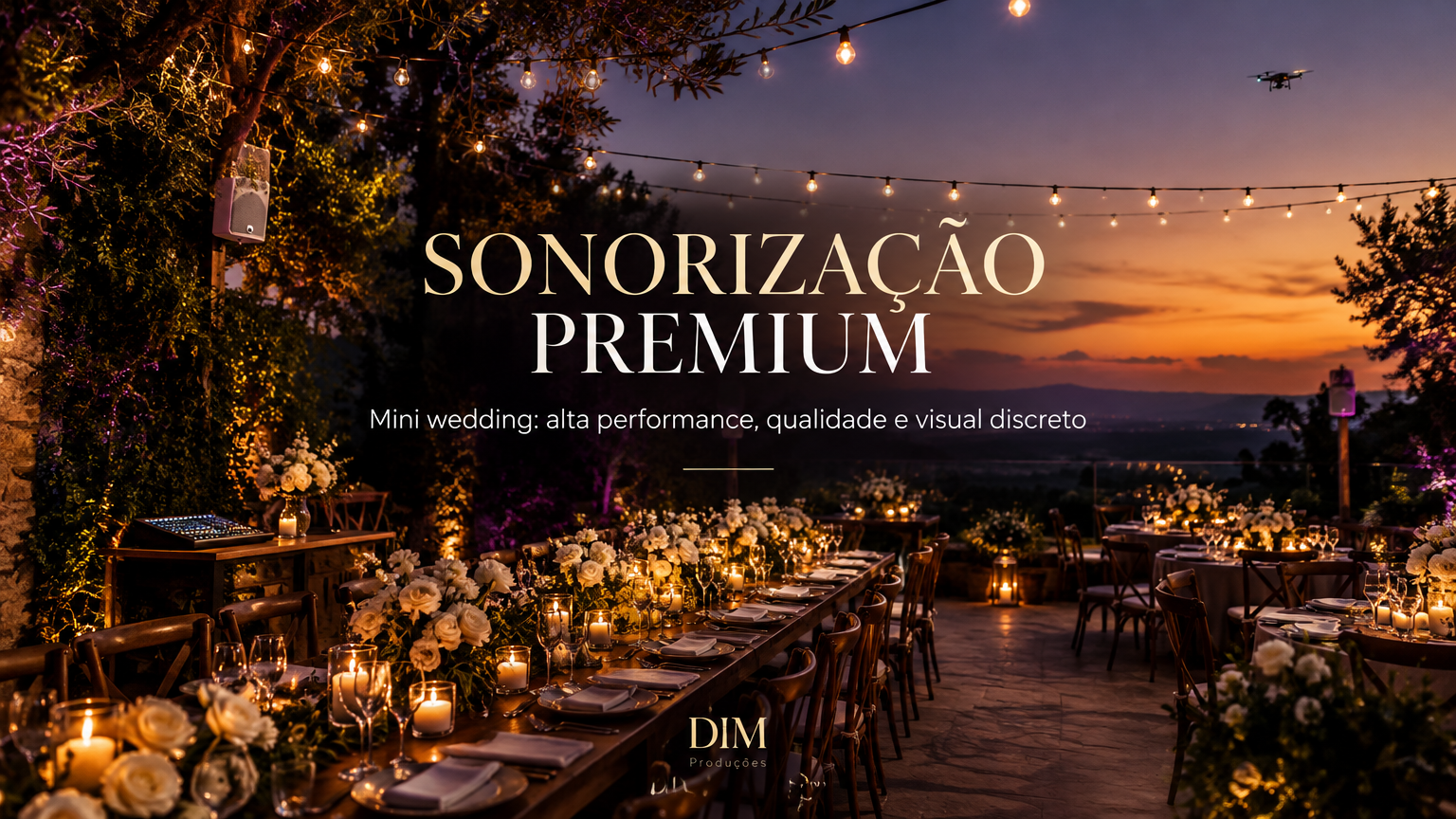 Sonorização Premium — DIM Produções